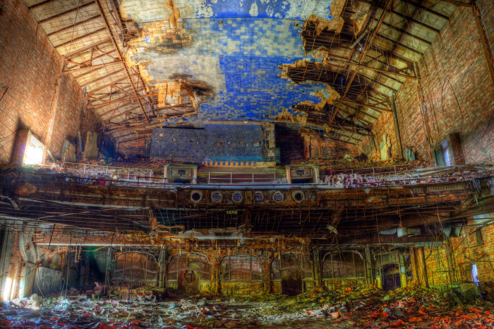 The Palace Theater in Gary, Indiana
