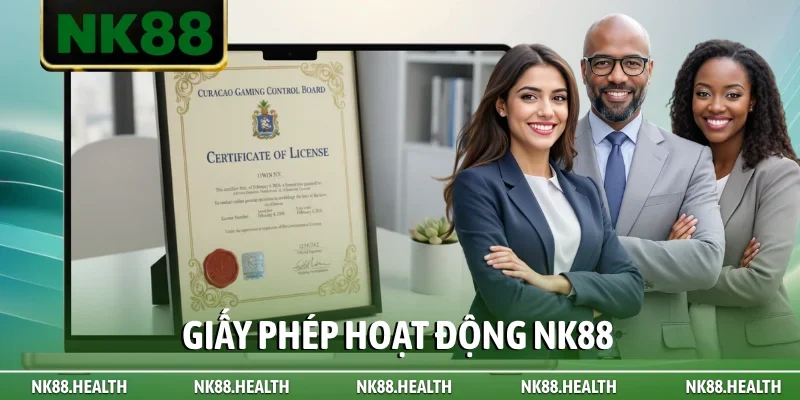 giấy phép hoạt động NK88