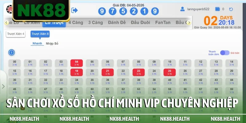 Sân chơi xổ số Hồ Chí Minh Vip chuyên nghiệp